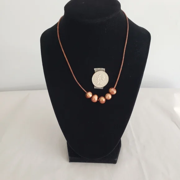 Genuine Pearls Bronze Color - Picture 4 of 5